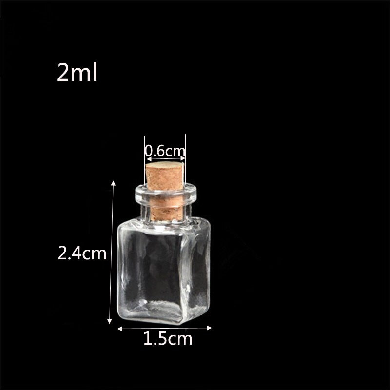 Mini üvegek keverése parafa kis üvegekkel Kívánságüvegek Karkötők Medálok Ajándékok Drift Palackok Fiola üvegek Esküvői ajándék 10 DB