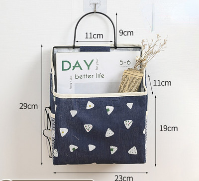 Kollégiumi táskák Filc ágy melletti akasztós tároló rendszer Falra szerelhető akasztós kosár Szövet Különféle rendező kosár