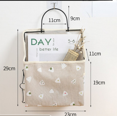 Kollégiumi táskák Filc ágy melletti akasztós tároló rendszer Falra szerelhető akasztós kosár Szövet Különféle rendező kosár