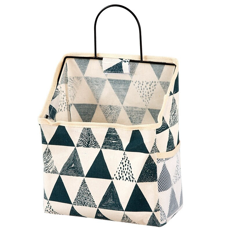 Kollégiumi táskák Filc ágy melletti akasztós tároló rendszer Falra szerelhető akasztós kosár Szövet Különféle rendező kosár