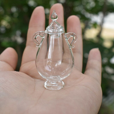 1/12 Scale Pretend Toy Dollhouse Miniature Glass Candy Jar Simulation Candy Bottle Bottle Toy for Home Kitchen Decor
