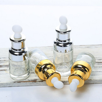 1 τεμ. Glass Drop Bottle Aromatherapy Liquid Dropper για αιθέριο βασικό έλαιο Μπουκάλια πιπέτας επαναγεμιζόμενα 20-50ML υψηλής ποιότητας