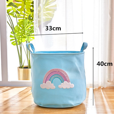 Ins Style skalbinių krepšelis didelės talpos 35*45cm saugojimo krepšelis kūdikių nešvarių drabužių krepšelis