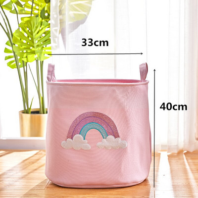 Ins Style skalbinių krepšelis didelės talpos 35*45cm saugojimo krepšelis kūdikių nešvarių drabužių krepšelis