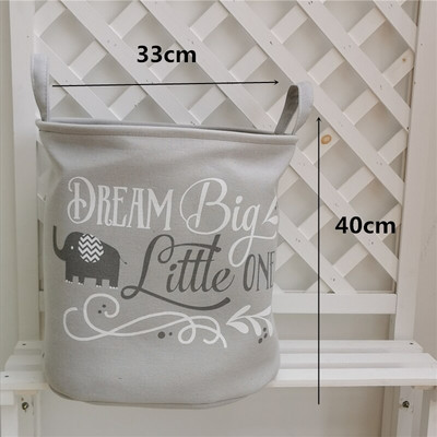 Ins Style skalbinių krepšelis didelės talpos 35*45cm saugojimo krepšelis kūdikių nešvarių drabužių krepšelis