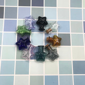 10 KOM Zvjezdica u obliku 9 boja Mini staklene prazne staklenke za uzorke Boca želja Prazne bočice za pohranu DIY privjesci Pluteni čep Uređenje doma