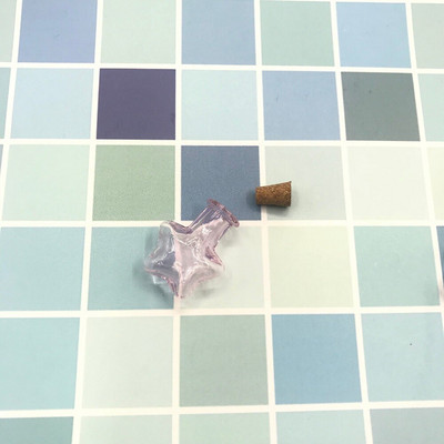 10 KOM Zvjezdica u obliku 9 boja Mini staklene prazne staklenke za uzorke Boca želja Prazne bočice za pohranu DIY privjesci Pluteni čep Uređenje doma