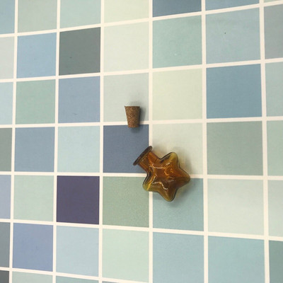 10 KOM Zvjezdica u obliku 9 boja Mini staklene prazne staklenke za uzorke Boca želja Prazne bočice za pohranu DIY privjesci Pluteni čep Uređenje doma