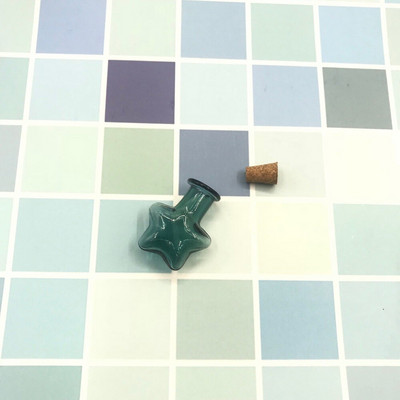 10 KOM Zvjezdica u obliku 9 boja Mini staklene prazne staklenke za uzorke Boca želja Prazne bočice za pohranu DIY privjesci Pluteni čep Uređenje doma