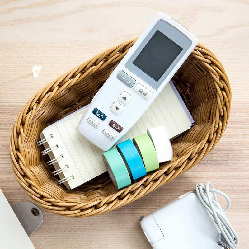 Ovális fonott fonott kosár kenyérkosár tálalókosár tárolókosár élelmiszer-gyümölcs kozmetikai tároló asztallap 11 hüvelykes