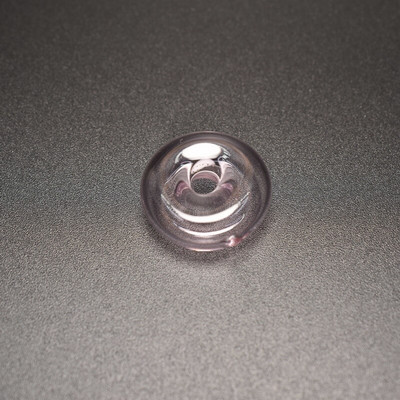 5X 2 cm-es üveggyöngyök buborékos flakon kör alakú, lyukas gyöngyök ékszerekhez barkácsoláshoz, parfüm olajos nyaklánc tartozék