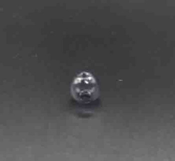 6mm Mini Lightbulb Glass Globe φυσαλίδα στρογγυλή μπάλα με διπλή τρύπα γυάλινο φιαλίδιο σφαίρας κρεμαστό κολιέ γυάλινο μπουκάλι αξεσουάρ 10 τμχ