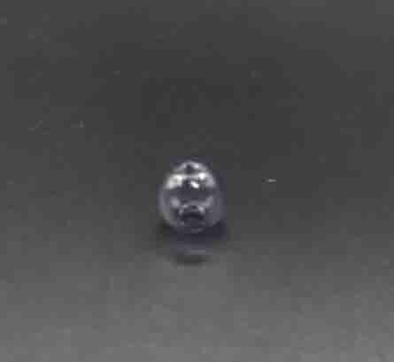 6 mm-es Mini Lightbulb Glass Globe buborék kerek golyó dupla lyukú üveggömb fiolával függő üvegpalack nyaklánc kiegészítők 10db