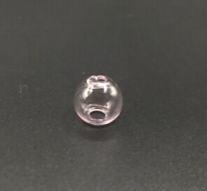 12mm mix színű Glass Globe golyó dupla lyukkal üveggömb alakú fiola medál parfüm olaj üveg kívánságpalack nyaklánc kiegészítők 10db