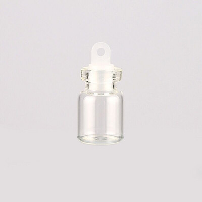 20 vnt. 0,8 ml Mini skaidraus stiklo buteliuko palinkėjimų buteliuko buteliukai Tušti stikliniai indeliai su kamštiniu kamščiu Vestuvės Palinkėjimų papuošalai Vakarėlis