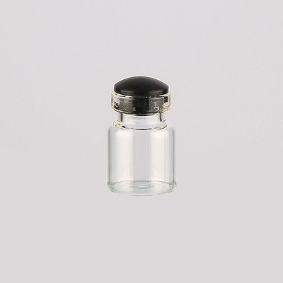 20 vnt. 0,8 ml Mini skaidraus stiklo buteliuko palinkėjimų buteliuko buteliukai Tušti stikliniai indeliai su kamštiniu kamščiu Vestuvės Palinkėjimų papuošalai Vakarėlis