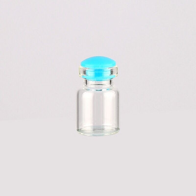 20 vnt. 0,8 ml Mini skaidraus stiklo buteliuko palinkėjimų buteliuko buteliukai Tušti stikliniai indeliai su kamštiniu kamščiu Vestuvės Palinkėjimų papuošalai Vakarėlis