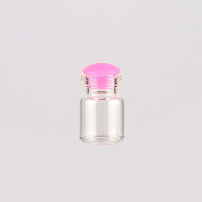 20 vnt. 0,8 ml Mini skaidraus stiklo buteliuko palinkėjimų buteliuko buteliukai Tušti stikliniai indeliai su kamštiniu kamščiu Vestuvės Palinkėjimų papuošalai Vakarėlis