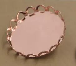 10 buc/lot 25x15mm glob de sticlă 6 culori set de bază din dantelă pandantiv flacon de sticlă capac de sticlă cupolă sticla craft colier pandantiv farmec drăguț