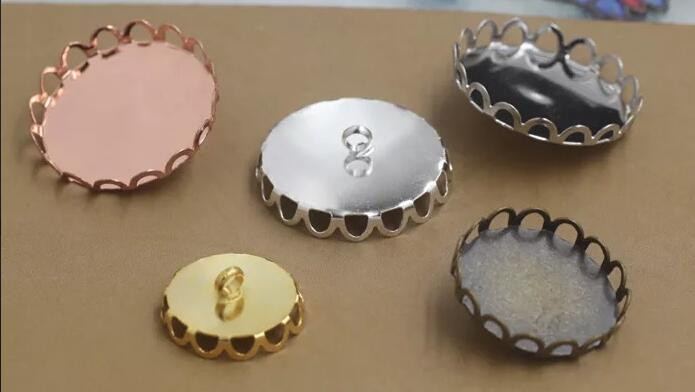 10 buc/lot 25x15mm glob de sticlă 6 culori set de bază din dantelă pandantiv flacon de sticlă capac de sticlă cupolă sticla craft colier pandantiv farmec drăguț