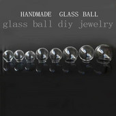 8vnt 20x10/20x12/20x15/25x12/25x15/30x20/35x25mm Tuščiaviduris stiklinis dangtelis kupolas skaidraus apvalaus stiklo gaublys burbulas "pasidaryk pats" stiklo buteliuko pakabukas