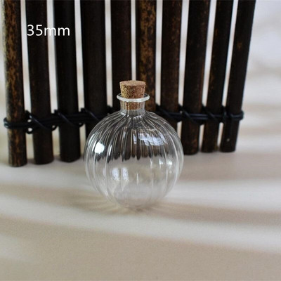 5X karácsonyi sütőtök formájú kívánságpalackok váza átlátszó üvegpalackok fiolák ünnepi esküvőhöz Lakberendezési ajándékok Babaház játék