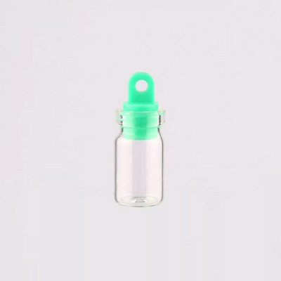 20 buc. Mini sticle de sticlă de 0,5 ml Borcane de probă goale cu dopuri din plastic/ silicon/plută pentru bricolaj, decorațiuni, sticle de depozitare
