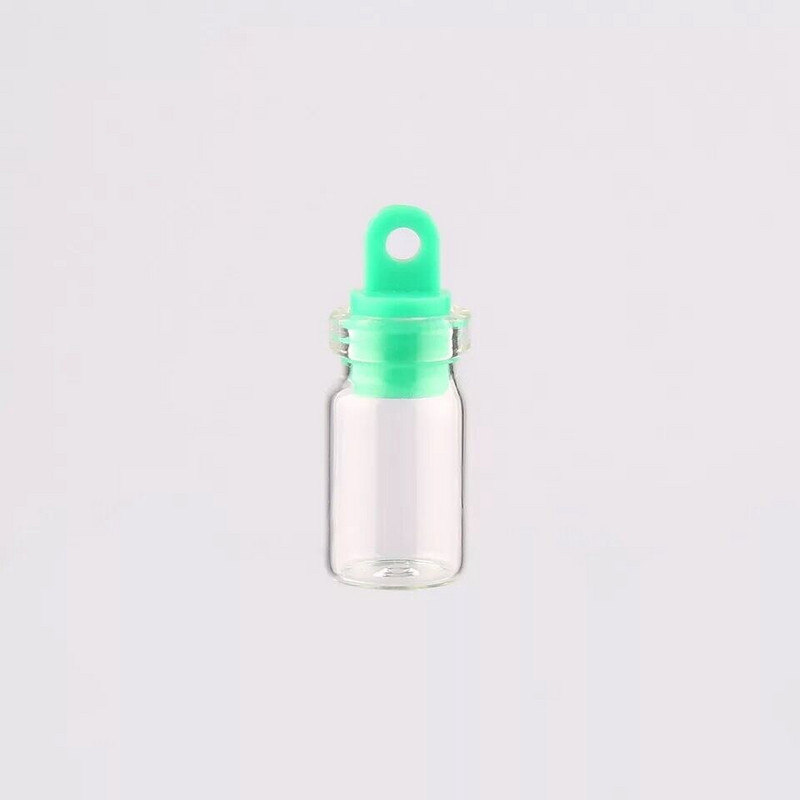 20 buc. Mini sticle de sticlă de 0,5 ml Borcane de probă goale cu dopuri din plastic/ silicon/plută pentru bricolaj, decorațiuni, sticle de depozitare