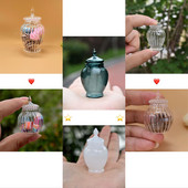Mix Stílus 1/12 méretarányú színjáték babaház miniatűr üveg cukorka üveg szimuláció cukorka palack modell játék otthoni konyha dekorációhoz
