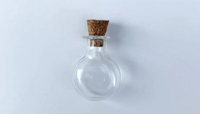 15 ΤΕΜ Μίνι φελλό γυάλινο μπουκάλι γυάλινο φιαλίδιο κρεμαστό φελλό μπουκάλια μπρελόκ ευχών μπουκάλι κολιέ μενταγιόν χειροποίητα ευρήματα κοσμημάτων