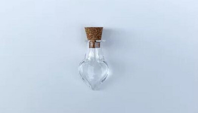 15 ΤΕΜ Μίνι φελλό γυάλινο μπουκάλι γυάλινο φιαλίδιο κρεμαστό φελλό μπουκάλια μπρελόκ ευχών μπουκάλι κολιέ μενταγιόν χειροποίητα ευρήματα κοσμημάτων