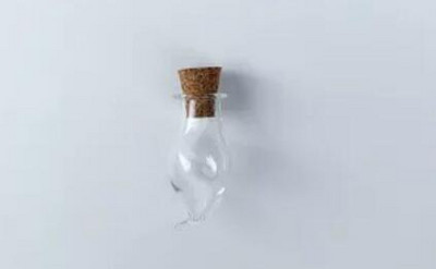 15 ΤΕΜ Μίνι φελλό γυάλινο μπουκάλι γυάλινο φιαλίδιο κρεμαστό φελλό μπουκάλια μπρελόκ ευχών μπουκάλι κολιέ μενταγιόν χειροποίητα ευρήματα κοσμημάτων