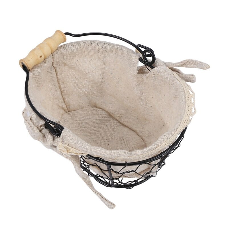 2X geležies meno viela, įvairūs daiktai laikymo krepšelis stalinis bakalėjos laikiklis mažas vaisių dubenėlis, nešiojamas mini krepšelis