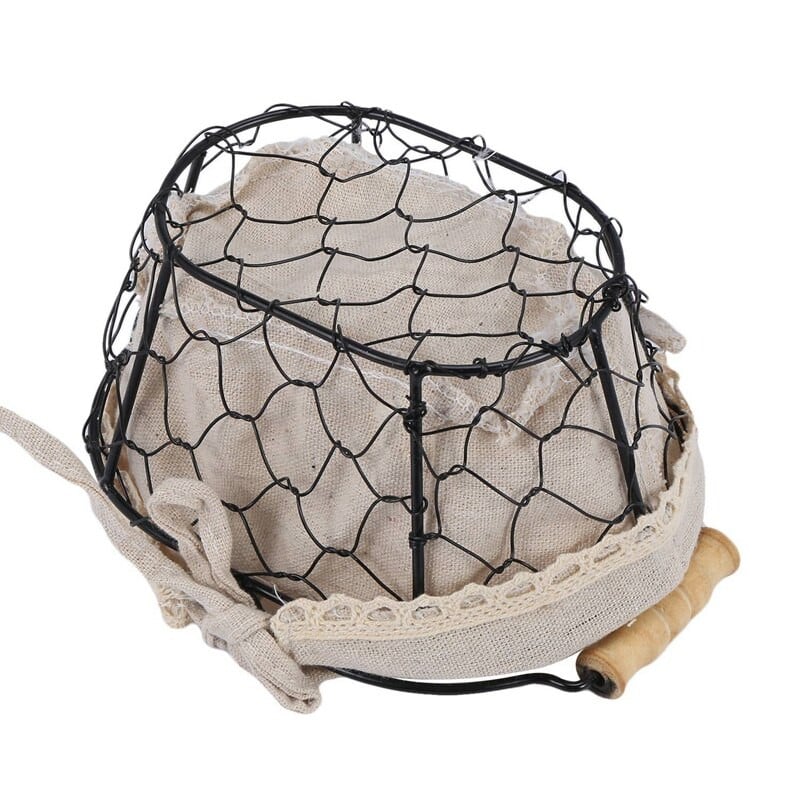 2X geležies meno viela, įvairūs daiktai laikymo krepšelis stalinis bakalėjos laikiklis mažas vaisių dubenėlis, nešiojamas mini krepšelis