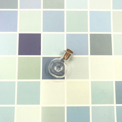 10 bucăți forma XO 9 culori se amestecă mini sticle de sticlă sticle drăguțe cu plută sticle mici borcane mici fiole pandantiv sticle de ulei de parfum