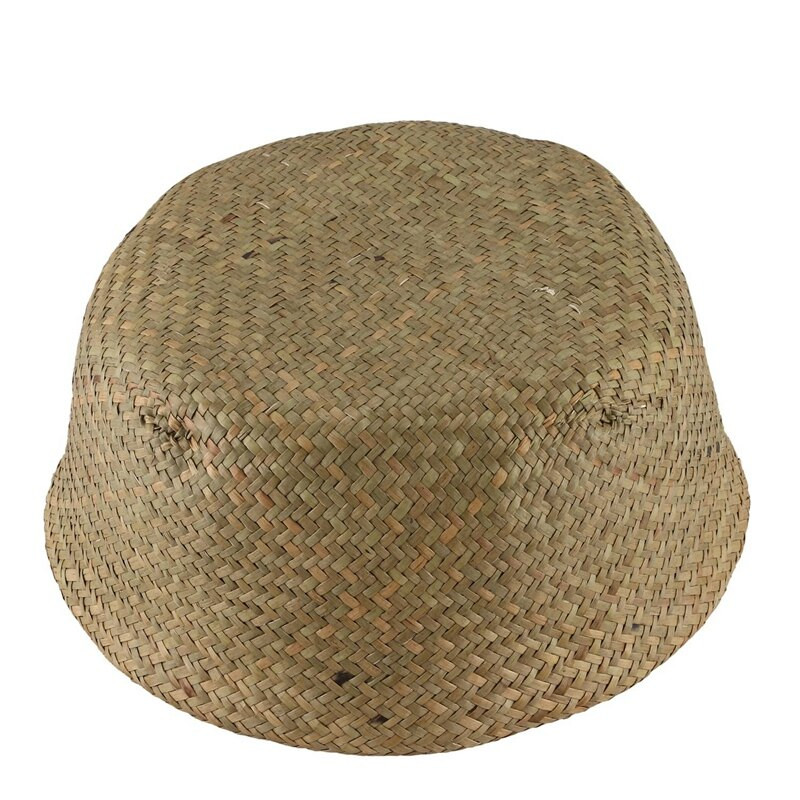 2X tengerifű fonott kosár rattan összehajtható függő virágcserep ültető szőtt piszkos szennyes akadály Tárolókosár L