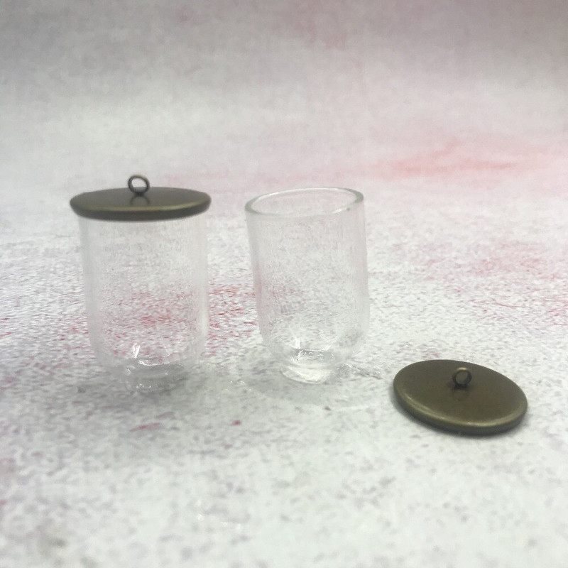 5 vnt / siunta 30x20 mm varpelio stiklainiai vamzdžio formos stiklinis gaublys burbulas su 7 spalvų pagrindo stiklu norinčių butelių karoliai stiklo dangtelis kupolo dangtelis