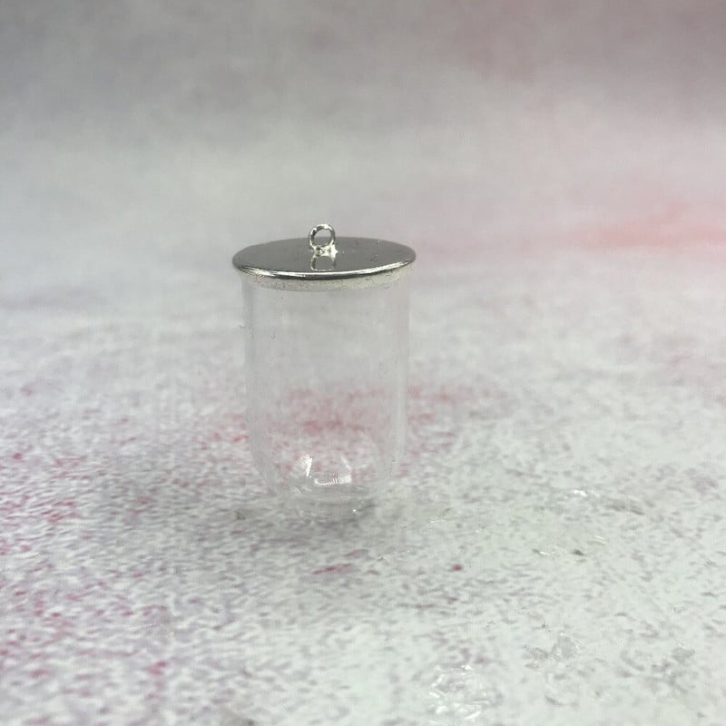 5 vnt / siunta 30x20 mm varpelio stiklainiai vamzdžio formos stiklinis gaublys burbulas su 7 spalvų pagrindo stiklu norinčių butelių karoliai stiklo dangtelis kupolo dangtelis