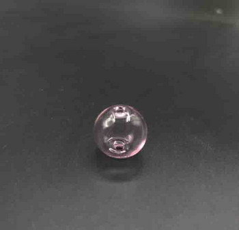 18 χιλιοστά διπλής τρύπας μπάλα γυάλινη σφαίρα κρεμαστό γυάλινο μπουκάλι φιαλίδιο κρεμαστό άρωμα λαδι αξεσουάρ κολιέ χειροποίητο ντεκόρ 10 τμχ