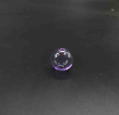 18mm-es dupla lyuk színes golyós üveggömb függő üveg flakon fiola medál parfüm olaj nyaklánc kiegészítők kézzel készített dekor 10db