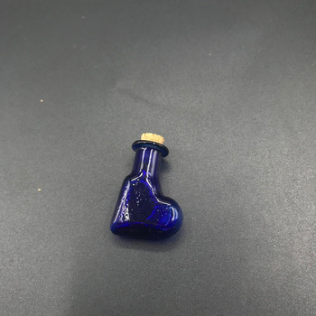 Mix Color Mini Glass Bottles Floating Charm Bottles With Cork Bottle Δώρο Χαριτωμένα μικροσκοπικά βάζα DIY Vial κρεμαστό ντεκόρ γάμου 10τμχ