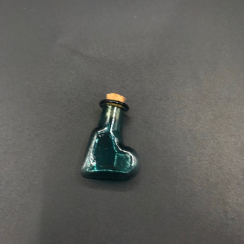 Mix Color Mini Glass Bottles Floating Charm Bottles With Cork Bottle Δώρο Χαριτωμένα μικροσκοπικά βάζα DIY Vial κρεμαστό ντεκόρ γάμου 10τμχ