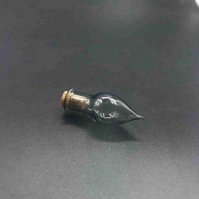 Színes mini üveg palack parfüm nyaklánc medál kívánság Drift palackok parafával Arts üvegek medálok ajándékok fiola dekor 10db