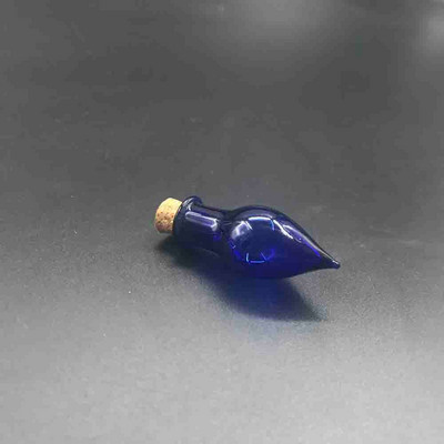 Színes mini üveg palack parfüm nyaklánc medál kívánság Drift palackok parafával Arts üvegek medálok ajándékok fiola dekor 10db
