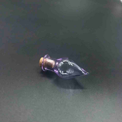 Színes mini üveg palack parfüm nyaklánc medál kívánság Drift palackok parafával Arts üvegek medálok ajándékok fiola dekor 10db