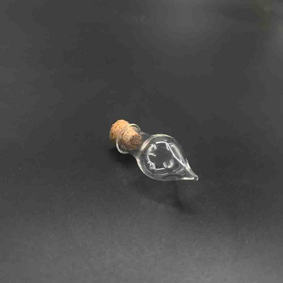 Színes mini üveg palack parfüm nyaklánc medál kívánság Drift palackok parafával Arts üvegek medálok ajándékok fiola dekor 10db