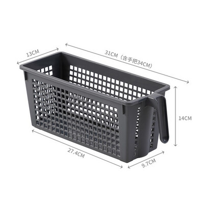 BNBS Kitchen Storage Sminkkosár Fürdőszoba Szervező Asztali egyéb kosár kozmetikai műanyagokhoz fogantyús tárolótartály