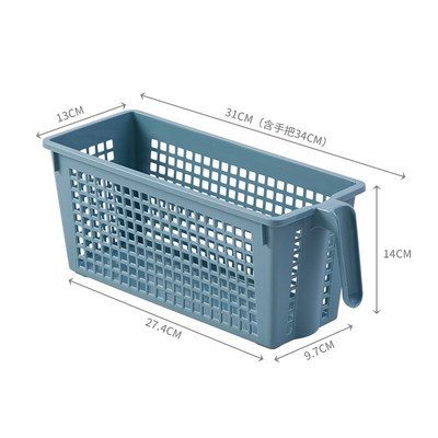 BNBS Kitchen Storage Sminkkosár Fürdőszoba Szervező Asztali egyéb kosár kozmetikai műanyagokhoz fogantyús tárolótartály