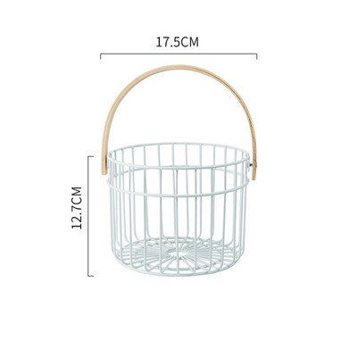 Nordic Iron Gyümölcskosár Gyümölcstartó Szervezők Minimalizmus Fém Gyümölcs Zöldségtároló tálak Konyhai Tojás Kosártartó Tartó