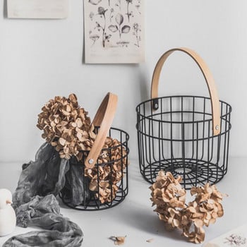 Nordic Iron Fruit Basket Δοχείο φρούτων Μινιμαλισμός Μεταλλικό Μπολ Αποθήκευση Φρούτων Λαχανικών Μπολ Κουζίνα Αυγά Καλάθια Θήκη